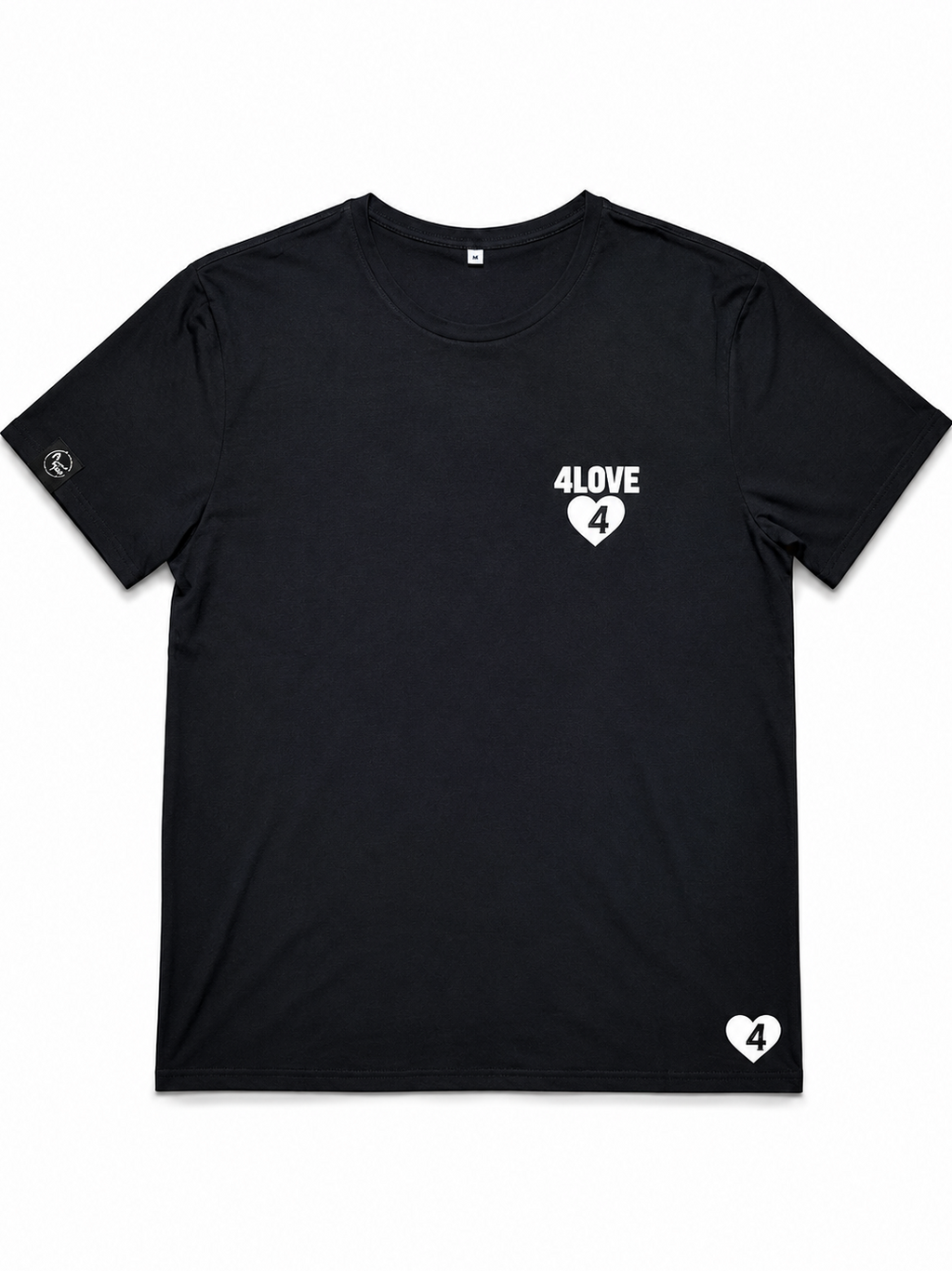 4LOVE Signature Tee - Black
