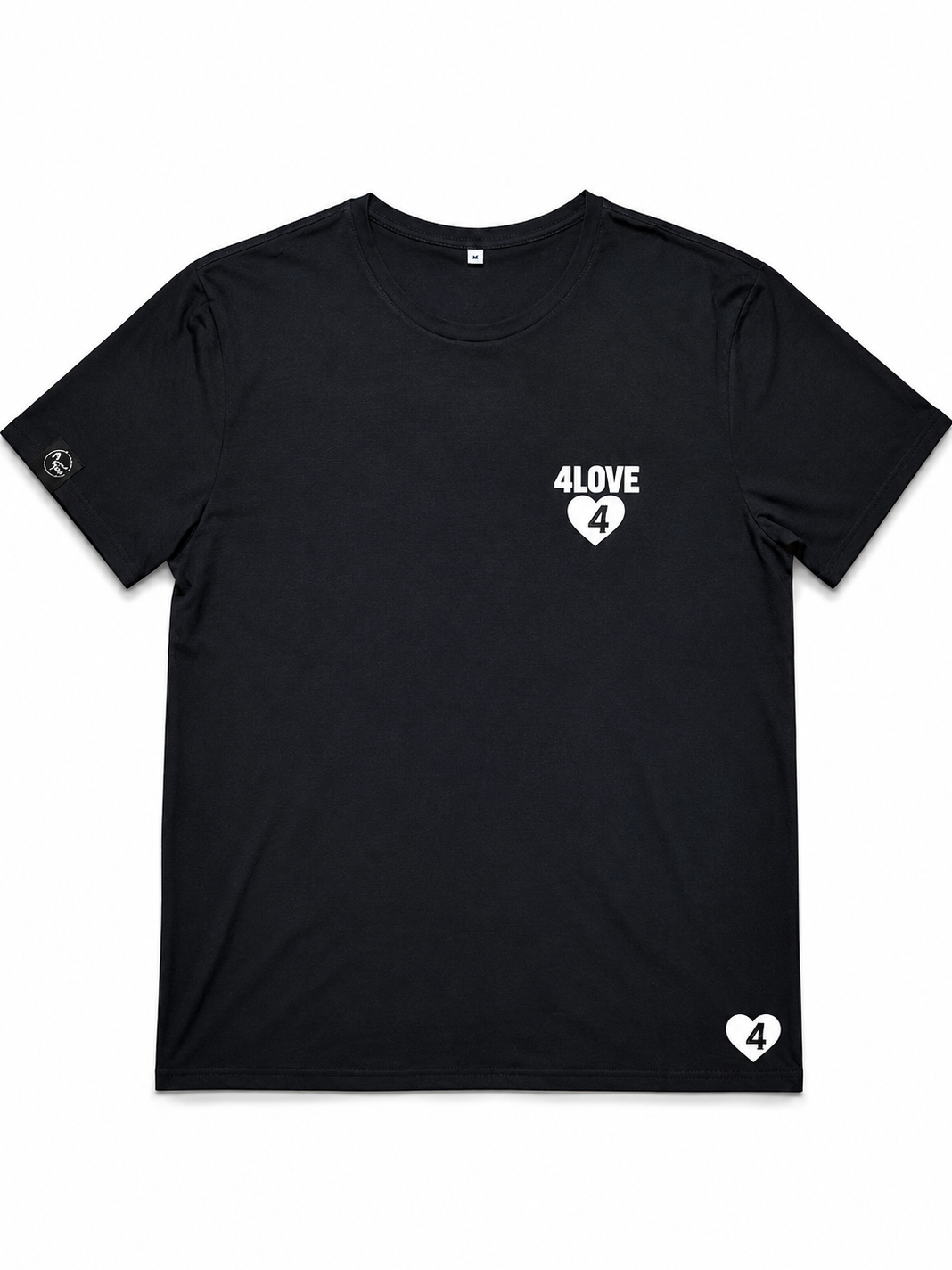 4LOVE Signature Tee - Black