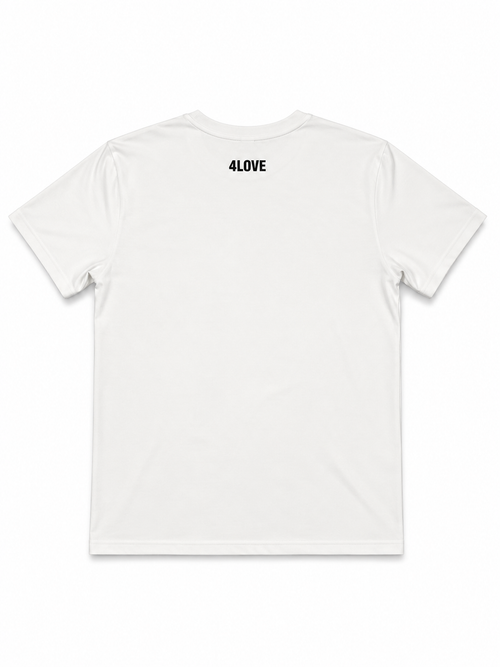 4LOVE Signature Tee - White