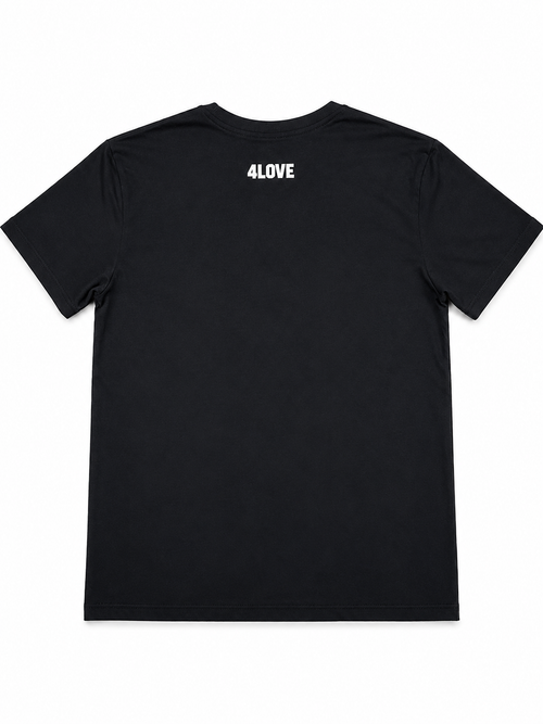 4LOVE Signature Tee - Black